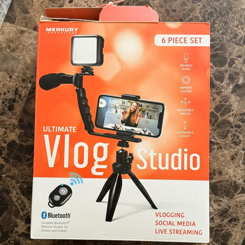 Black Vlog Studio Kit